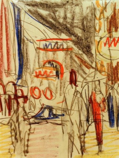 Street Scene by Ernst Ludwig Kirchner